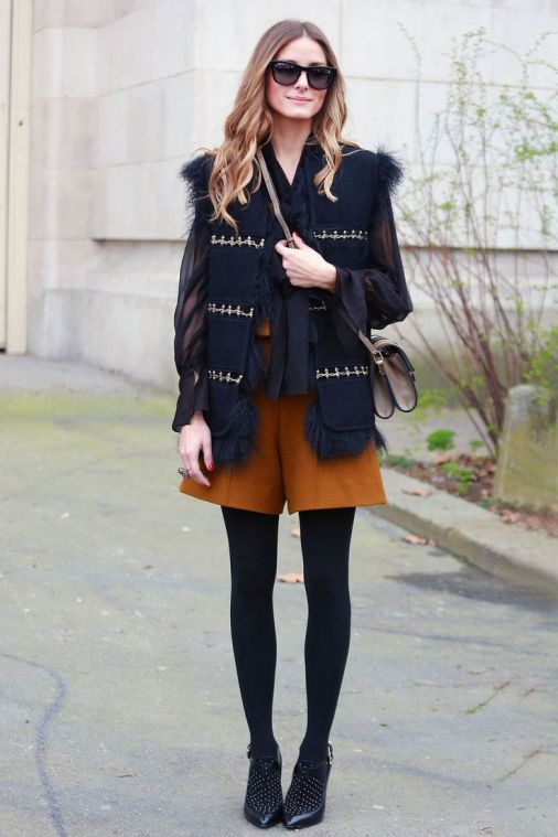 dress shorts with tights