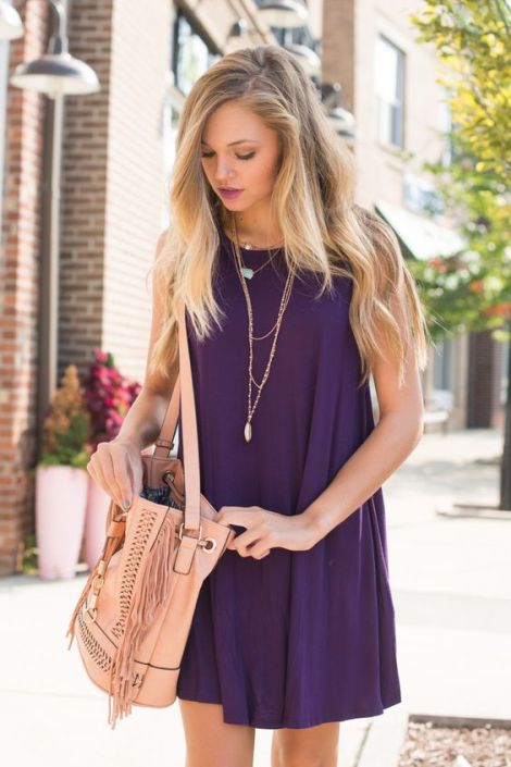 purple tunic