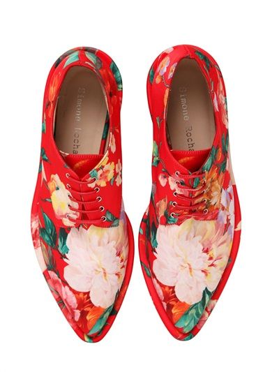 floral oxfords