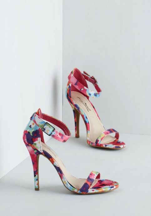 floral stiletto