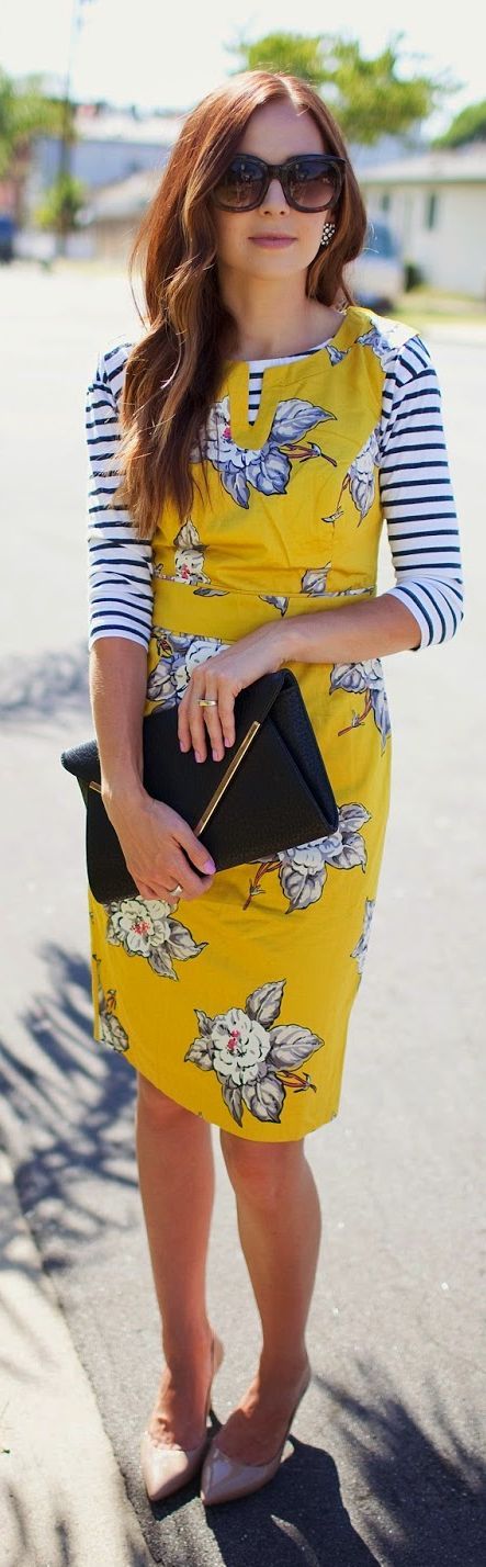 stripes on floral